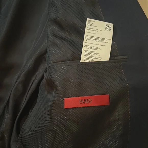 Hugo boss red label suit jacket men 48R